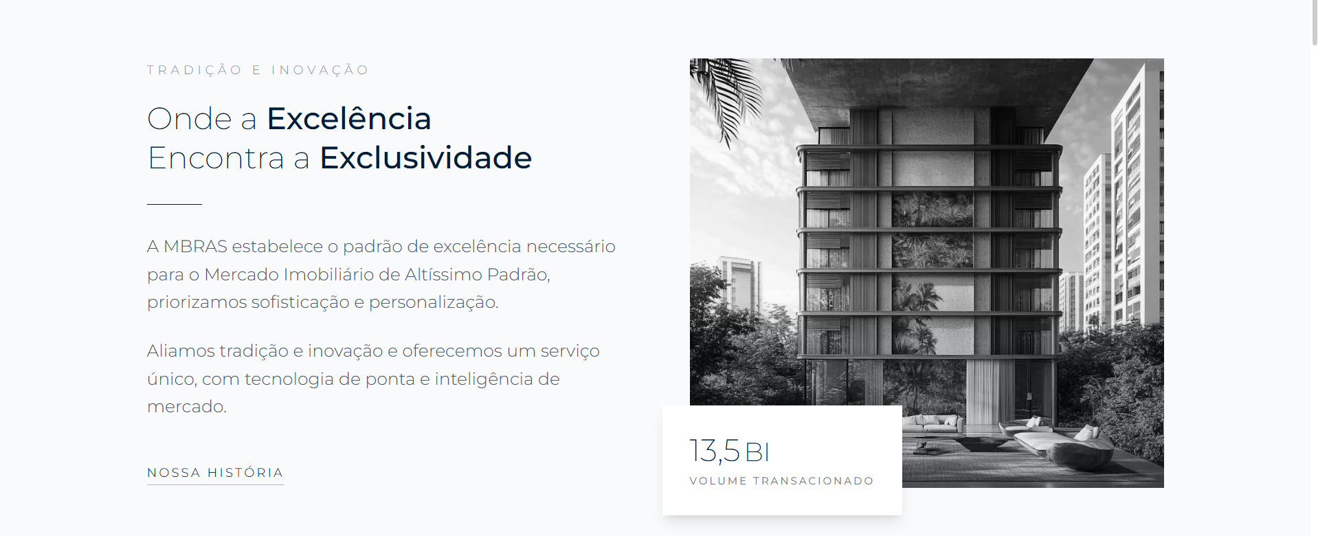 Referência visual de tipografia e sofisticação